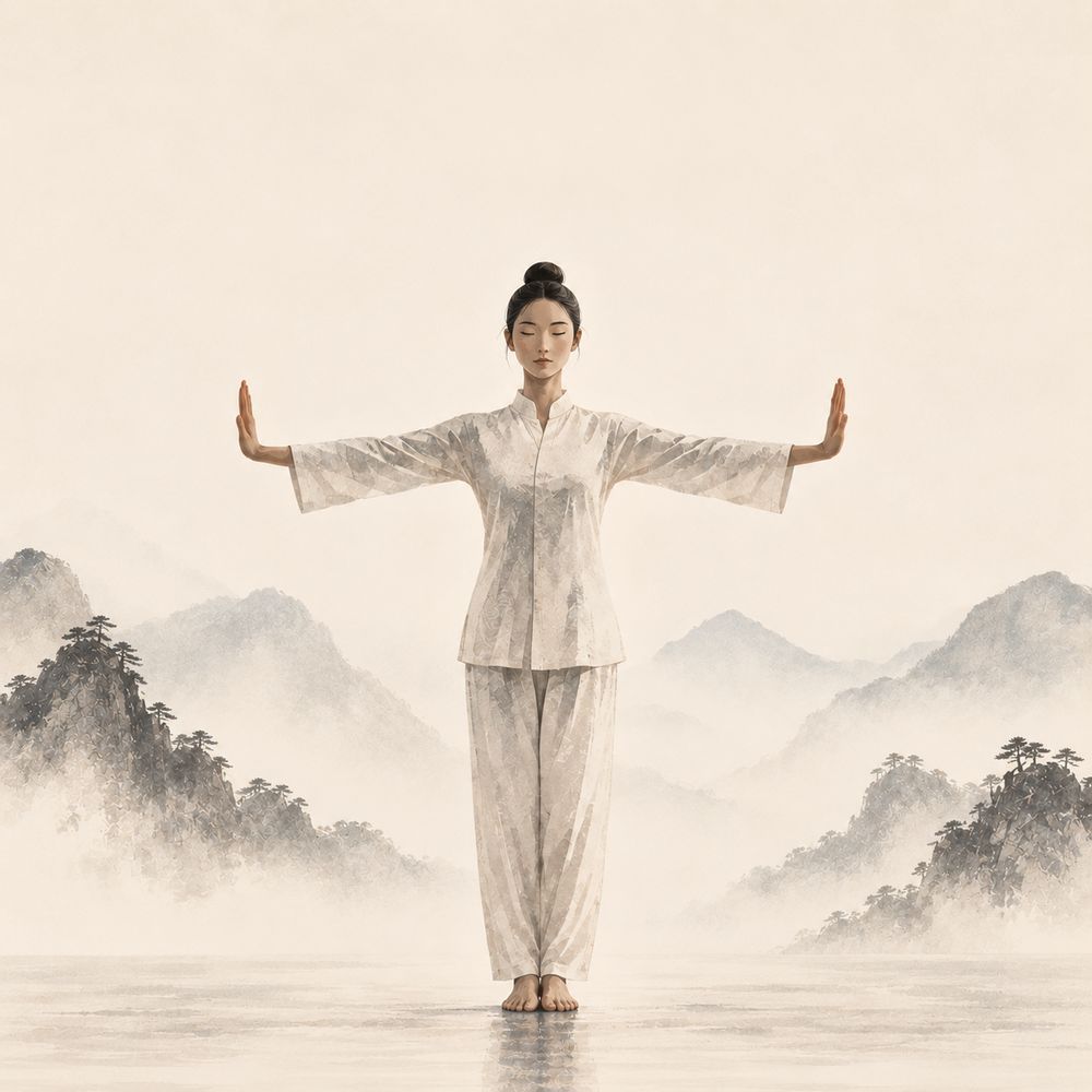 Xing Shen Zhuang practice posture